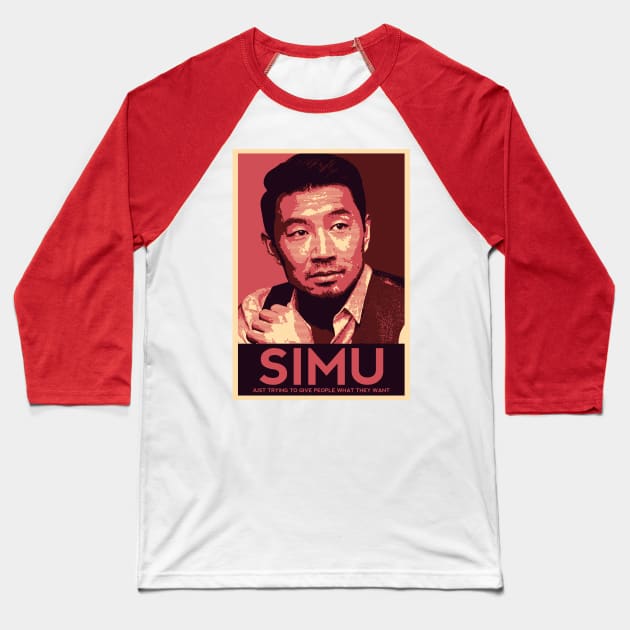 SIMU Baseball T-Shirt by JonWKhoo